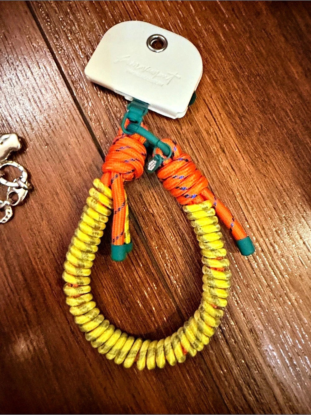 Fp movement yellow orange key chain rope